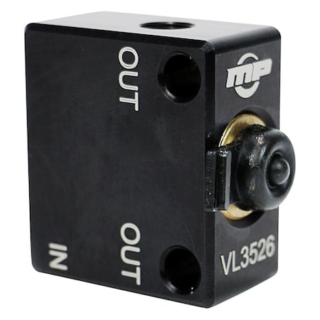 Master Power Brakes Metering Valve - Black MA339225